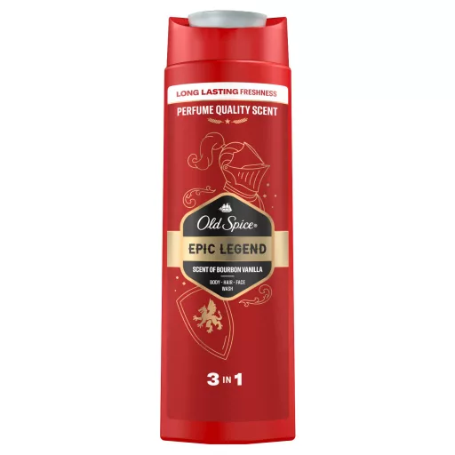 Old Spice Epic Férfi 3 az 1-ben Sampon és Tusfürdő, 400 ml