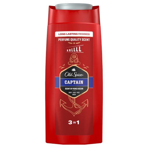 Old Spice Captain Férfi 3 az 1-ben Sampon és Tusfürdő, 675 ml
