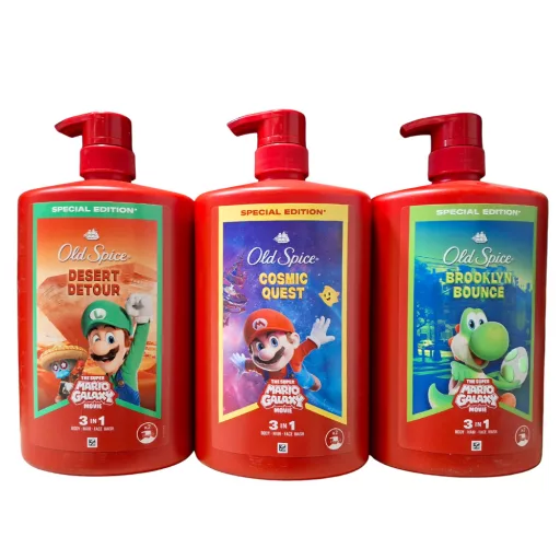  Old Spice tusfürdő 1l Super Mario / Wolfthorn 3in1 pumpás