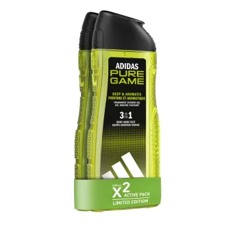 Adidas tusfürdő 2x400ml Pure Game férfi