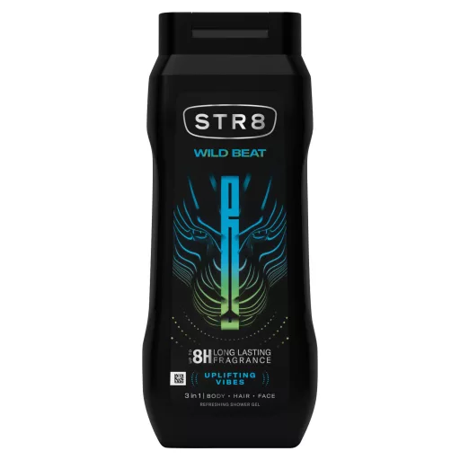 STR8 Wild Beat frissítő tusfürdő 400 ml