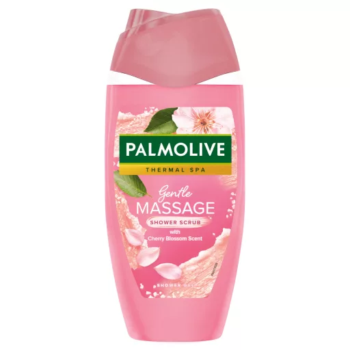Palmolive Gentle Massage bőrradirozó tusfürdő cseresznyevirág illattal 250 ml