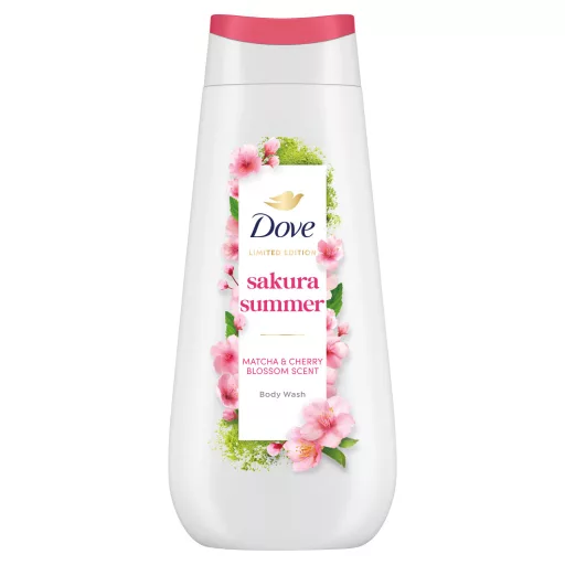 Dove Sakura Summer Matcha & Cherry Blossom Scent krémtusfürdő 225 ml