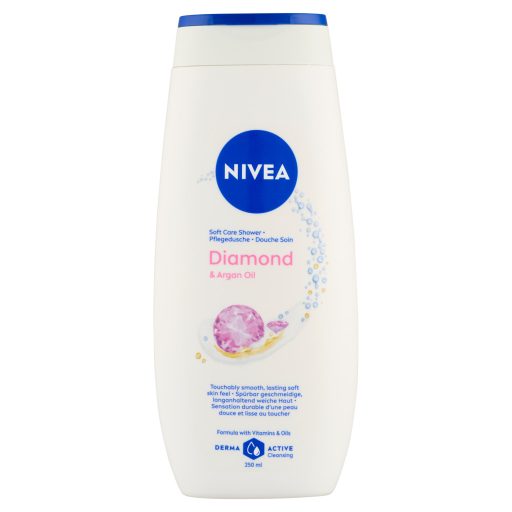 NIVEA Diamond & Argan Oil ápoló hatású krémtusfürdő 250 ml