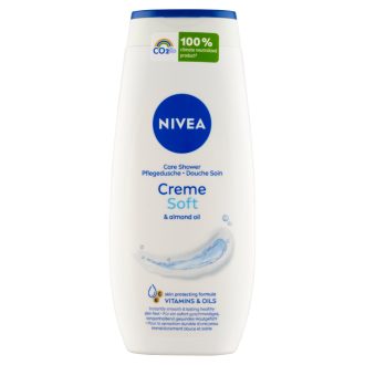   NIVEA Creme Soft ápoló hatású krémtusfürdő C- és E-vitaminnal, értékes olajokkal 250 ml