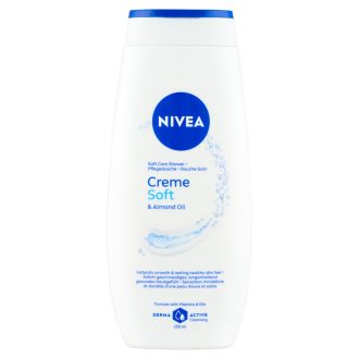 NIVEA Creme Soft & Almond Oil krémtusfürdő 250 ml