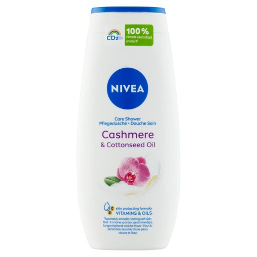 NIVEA Cashmere & Cottonseed Oil ápoló hatású krémtusfürdő 250 ml
