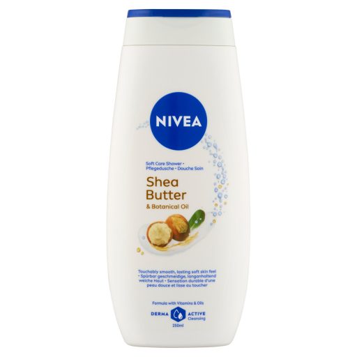 NIVEA Shea Butter & Botanical Oil ápoló hatású krémtusfürdő 250 ml