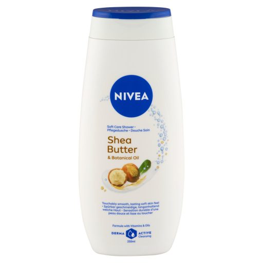 NIVEA Shea Butter & Botanical Oil ápoló hatású krémtusfürdő 250 ml