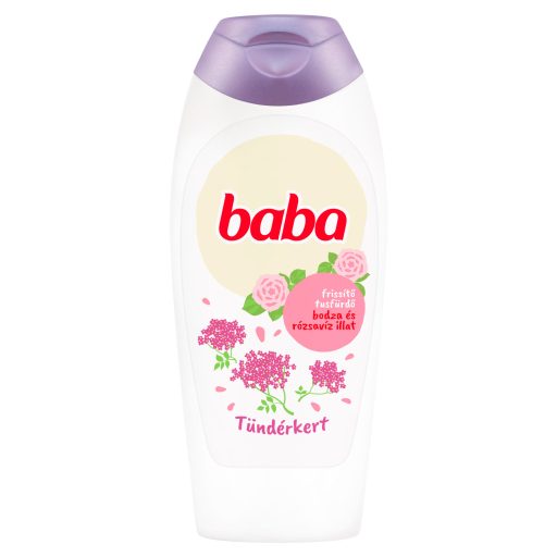 Baba Tündérkert bodza és rózsavíz illat frissítő tusfürdő 400 ml