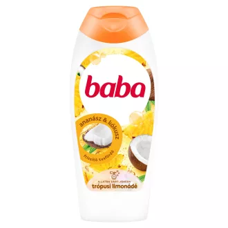   Baba Trópusi Limonádé frissítő tusfürdő ananász és kókusz illat 400 ml