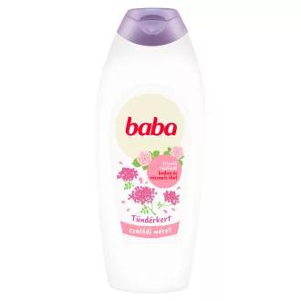  Baba Tündérkert bodza és rózsavíz illat frissítő tusfürdő 750 ml
