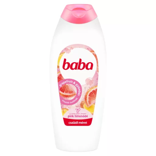 Baba Pink Limonádé frissítő tusfürdő grapefruit és gyömbér illat 750 ml