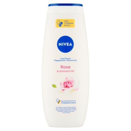 NIVEA Rose & Almond Oil krémtusfürdő 500 ml