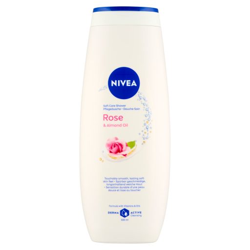 NIVEA Rose & Almond Oil krémtusfürdő 500 ml
