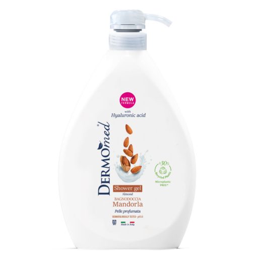 Dermomed tusfürdő 1000ml mandula pumpás