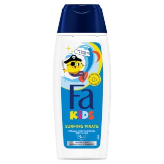   Fa Kids Surfing Pirate tusfürdő és sampon citrus illattal 250 ml
