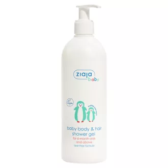   Ziaja Baby baba és gyermek tusfürdő testre és hajra 6 hónapos kortól 400 ml