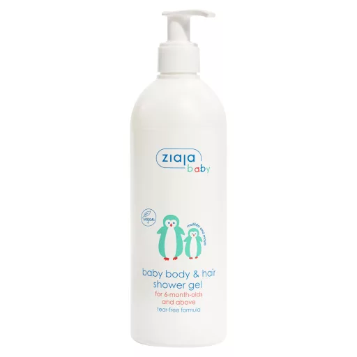 Ziaja Baby baba és gyermek tusfürdő testre és hajra 6 hónapos kortól 400 ml
