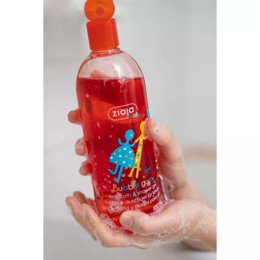 Ziaja Kids gyermek habfürdő és tusfürdő rágógumi illattal 500 ml