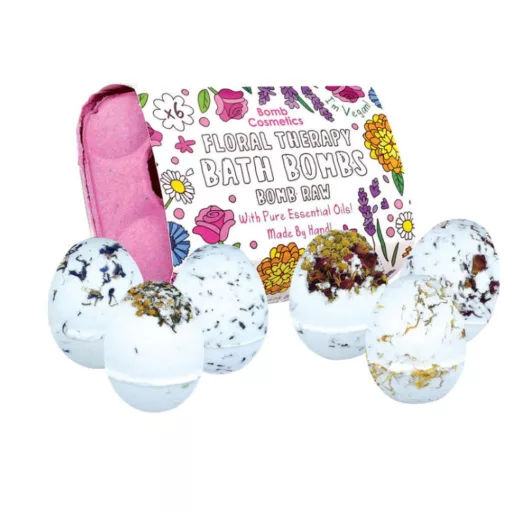 Bomb Cosmetics fürdőtojás szett 6db Virágterápia