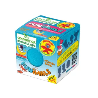  Funimals fürdőgolyó Magic Moon, sárgadinnye illattal, meglepetés figurával – 80g