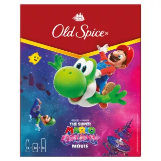   Old Spice Super Mario Galaxy Movie Ajándékszett: Stift Dezodor, Spray és Tusfürdő