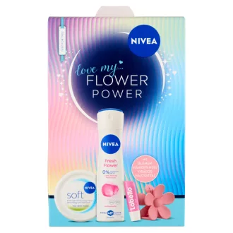 NIVEA Love My Flower Power ajándékcsomag