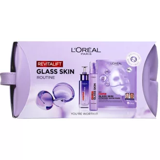   L'Oréal Revitalift Filler 2 ajándékcsomag – Arcmaszk 25 g + Arcszérum 30 ml + Arckrém 50 ml + Neszesszer