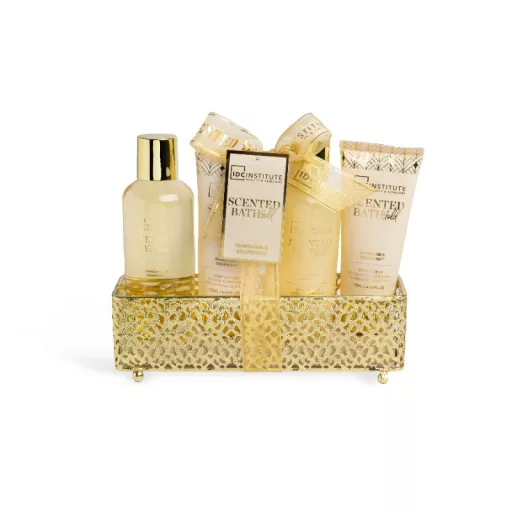 IDC Institute Scented Bath Gold ajándékcsomag 4db-os