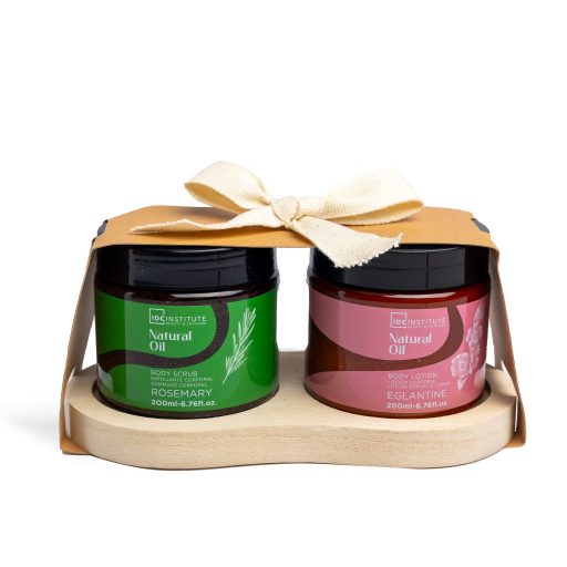 IDC INS. ajándékcsomag natúr olajos testápoló duó 