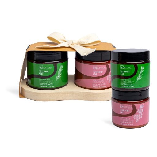 IDC INS. ajándékcsomag natúr olajos testápoló duó 