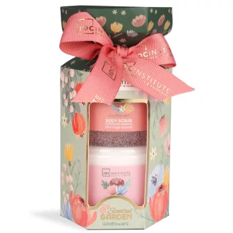   IDC INS. ajándékcs. Scented Garden Vadvirágok testradír és testápoló 2 részes 