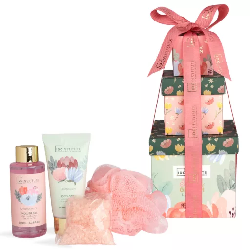 IDC INS. ajándékcs. Scented Garden Vadvirágok fürdő- és testápoló 4 részes 