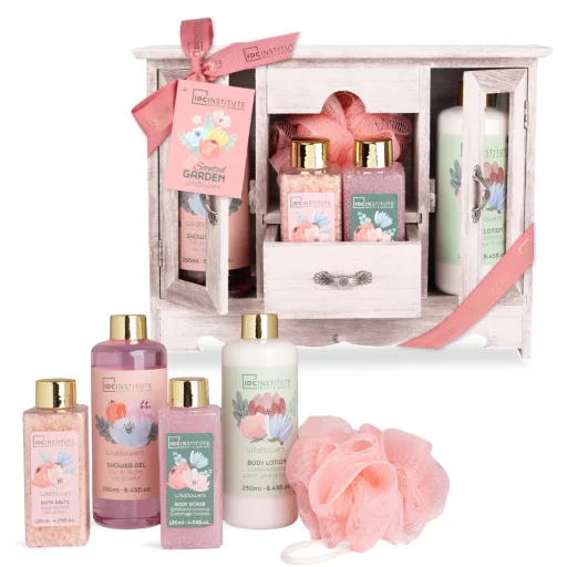 IDC INS. ajándékcs. Scented Garden Vadvirágok prém. welln. fadobozban 5 részes 