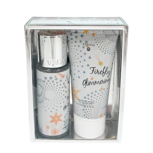 V.V.Love Ajándékszett Firefly Glimmering testápoló 75ml + testpermet 85ml 