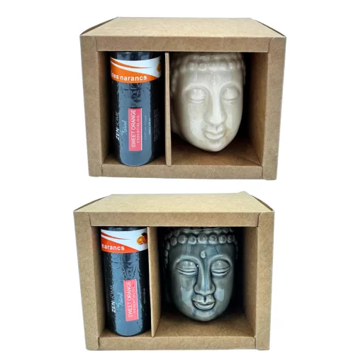 Zen Home ajándékcs. illóolaj 10ml + kerámia - Édes narancs