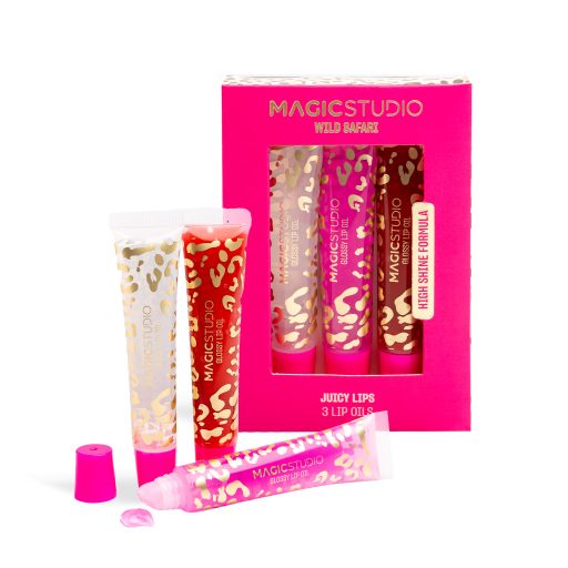 Magic Studio ajándékcsomag vad szafari lédús ajakfények