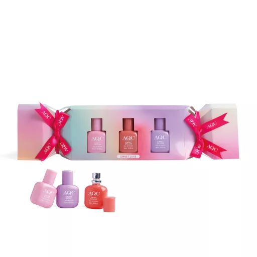 AQC Fragrances ajándékcsomag édes luxus illattrió