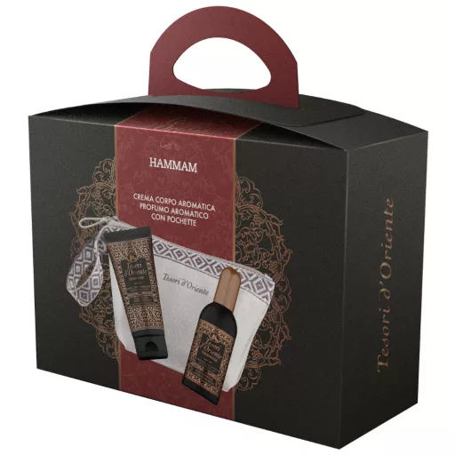 Tesori d'Oriente ajándékcs. edt 100ml + testápoló 75ml + neszesszer - HAMMAM