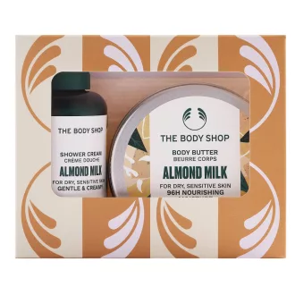   The Body Shop ajándékcs. tuskr. 60ml + testvaj 50ml Shea vegan