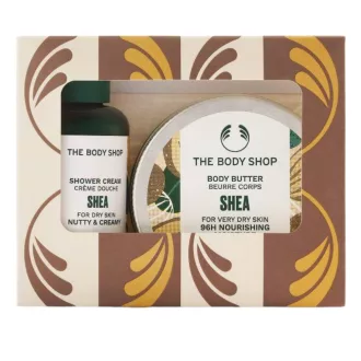   The Body Shop ajándékcs. tuskr. 60ml + tvaj. 50ml Mandulatej vegan