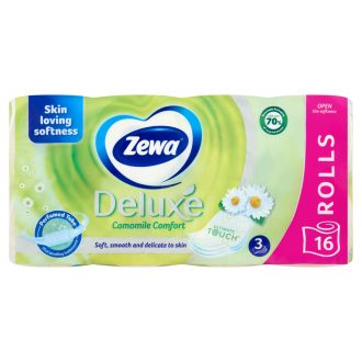   Zewa Deluxe Camomile Comfort toalettpapír 3 rétegű 16 tekercs