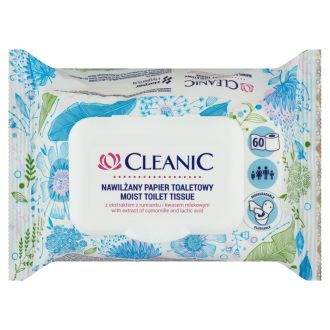   Cleanic nedvesített WC-papír kamilla kivonattal és tejsavval 60 db