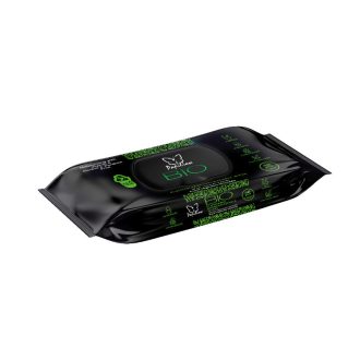 Papilion nedves toalettpapír 48db black