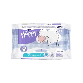 Bella Baby Happy nedves toalettpapír 42db Sensitive
