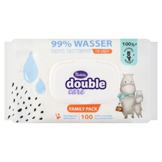   Violeta Double Care 99% vizet tartalmazó nedves WC-papír gyerekeknek 100 db
