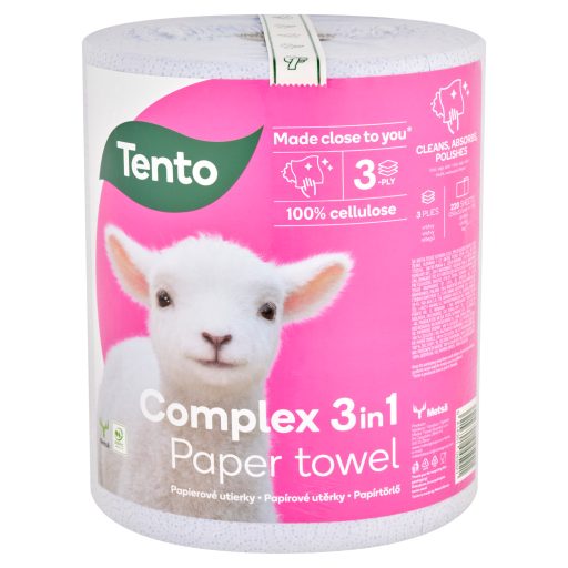 Tento Complex 3in1 háztartási papírtörlő 3 rétegű 1 tekercs