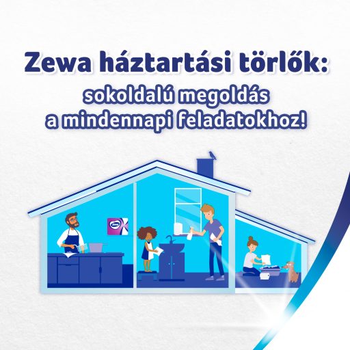 Zewa Premium Jumbo háztartási papírtörlő 3 rétegű 1 tekercs
