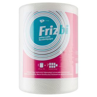 Frizbi univerzális kéztörlőpapír 2 rétegű 1 tekercs